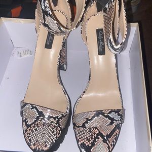 Platform heeled sandals